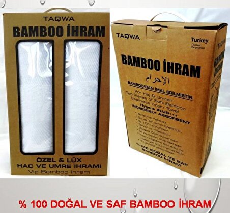 %100 Bamboo Hidrofilli Hac Umre İhramı 