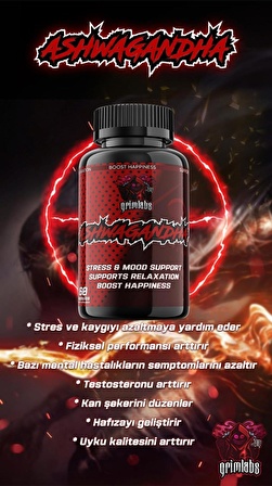 GRİMLABS ASHWAGANDHA 60 KAPSÜL