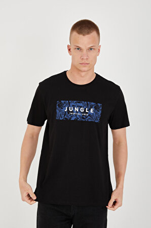 Paul&More Jungle Erkek T Shirt SİYAH