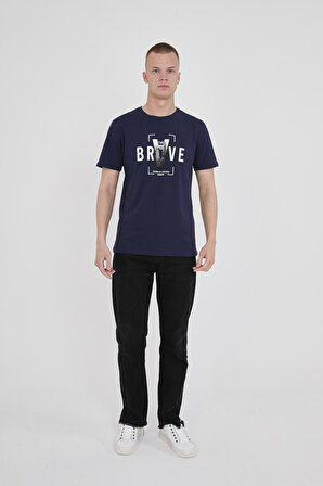 Paul&More Brave Erkek T Shirt LACİVERT