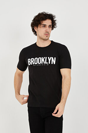 Paul&More PM.013 Brooklyn Erkek T-shirt SİYAH