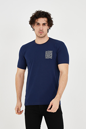 Paul&More PM.003 Denim Erkek T-shirt LACİVERT