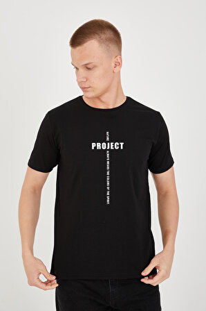 Paul&More 06 Project Erkek T-Shirt SİYAH