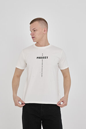 Paul&More 06 Project Erkek T-Shirt EKRU