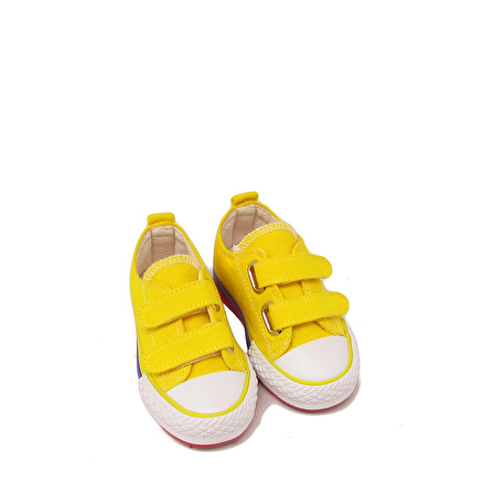 KANUGA MAGL1202 SARI UNISEX ÇOCUK ÇİFT CIRTLI CONVERSE