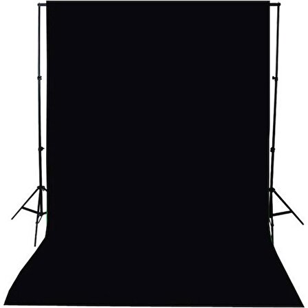 Rabsev 2x3m Siyah Fon Perde Background - Black Screen Ürün ve Video Çekimi