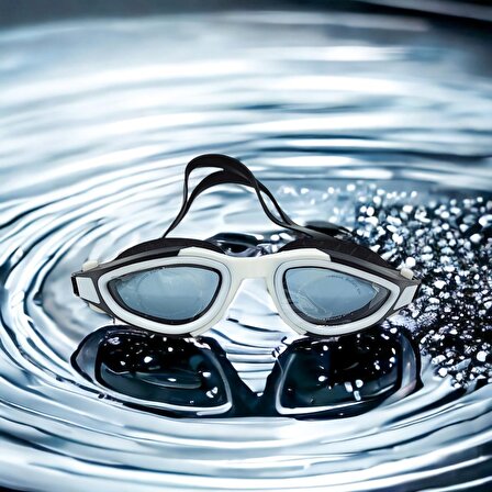 Pro Yetişkin Yüzücü Gözlüğü Silikon Havuz Gözlüğü Deniz Gözlüğü Antifog Gözlük