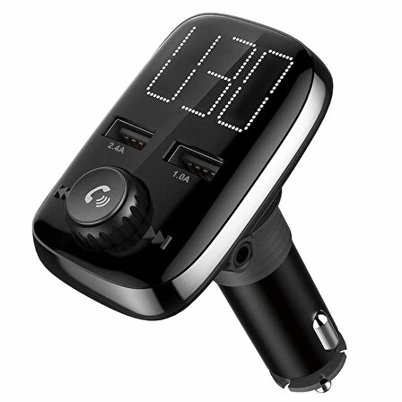 LİNKTECH Car GF10 QC 3.0 Bluetooth Lcd Ekran Çift Usb Çıkışlı Transmitter Modülatör