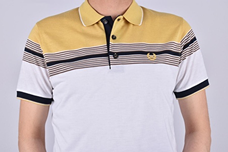 T183206 WELLALUX POLO YAKA T-SHIRT/SARI/XL