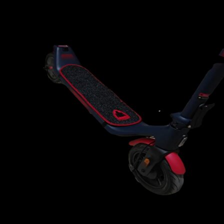 Elektrikli scooter aksesuar koruyucu paspas Redbull Kickscooter A6 pro uyumlu kırmızı kurt nakış armalı