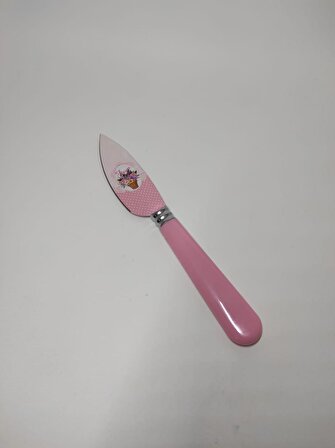 Dekoratif Çiçek Baskılı Mini Peynir Bıçağı 20 cm Mini Cheese Bıçağı Knife