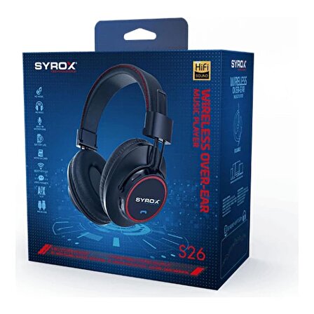 Syrox S26 Bluetooth Stereo Kulak Üstü Kulaklık