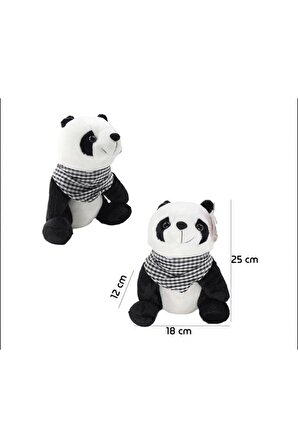 Panda Peluş Uyku Arkadaşım 25 Cm Organic Kumaş