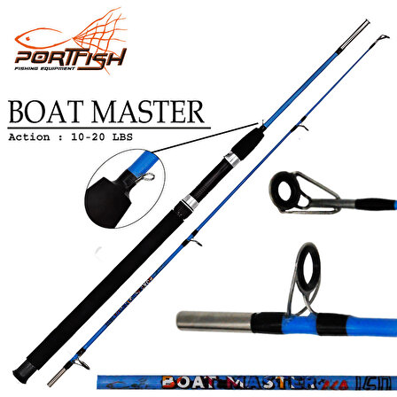 Portfish Boat Master Eco Tekne Kamışı 120 cm  30-60 gr - Mavi