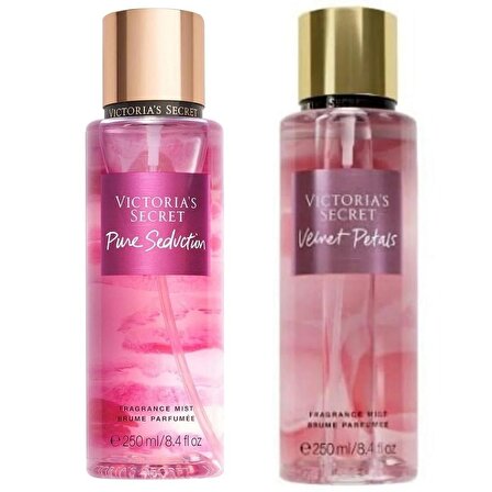 Victoria's Secret Pure Seduction-Velvet Petals Vücut Spreyi İkili Set