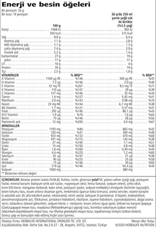 Herbalife Ahududu Aromalı Shake