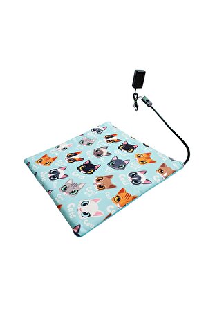 Kedi Minderi Isıtıcılı Kedi Köpek Minderi Isıtıcı Minder 12volt 45x45cmx4cm