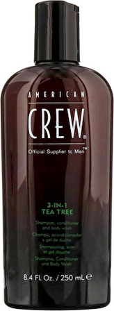 American Crew 3'ü 1 Arada Çay Ağacı Özlü Saç Ve Vücüt Şampuanı 1000 Ml