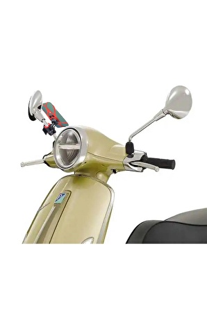 Vespa - Piaggio Uyumlu Ayna Bağlantılı Telefon Tutucu