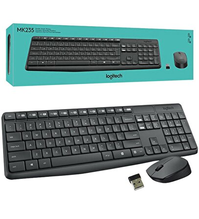 Logitech MK235 Klavye Mouse Kablosuz