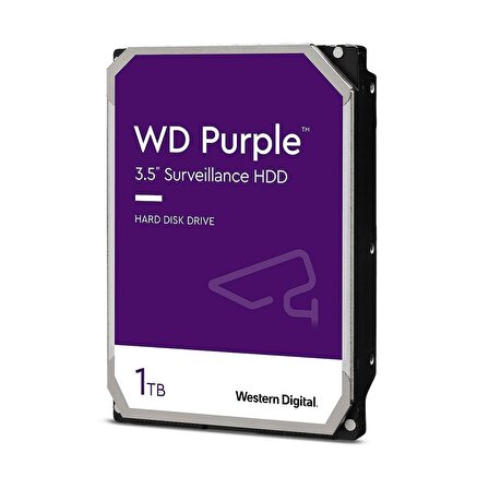 Western Digital WD Purple WD10PURZ Sata 3.0 5400 RPM 3.5 inç 1 TB Harddisk