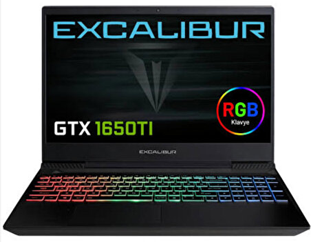 Casper Excalibur Core i5 10300H 8GB 240GB SSD Nvidia GTX1650Tİ 15.6 Oyuncu Laptop