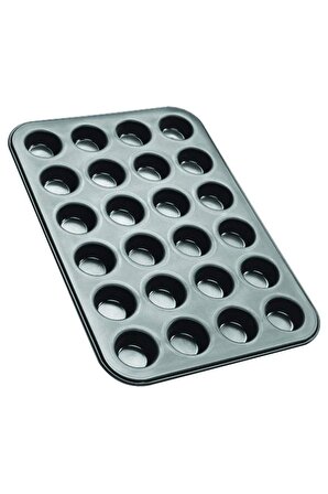  24 Bölmeli Yanmaz Ve Yapışmaz Kek Kapsülü Yapışmaz Mini Tart Kek Kapsülü Muffin Ekler Kalıbı 35-27 cm