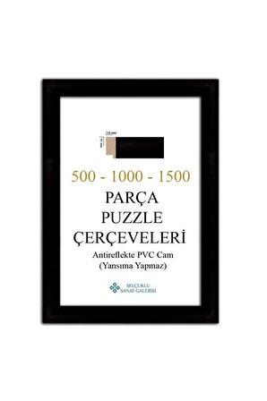 Puzzle Çerçevesi 30 Mm 48x68 Cm (1000'luk) Siyah