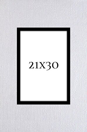 Siyah Çerçeve (a4 )21x30