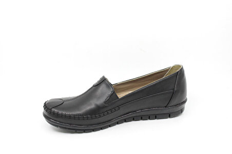Zerhan 217 Kadın Siyah Günlük Comfort Ayakkabı