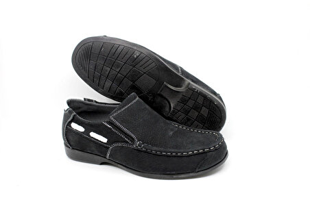 Zerhan 223 Erkek & Çocuk Siyah Nubuk Deri (38-39) Ayakkabı