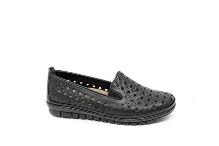 Zerhan 559 Kadın Siyah Günlük Comfort Ayakkabı