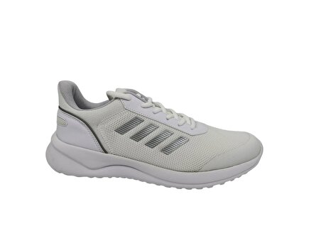 Bestof Unisex Beyaz Bağcıklı File Spor Ayakkabı