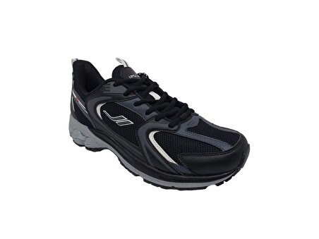 Lescon Orıon Unisex Siyah Bağcıklı Yürüyüş Koşu Spor Ayakkabı