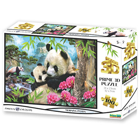 Prime 3D Panda Günaydın 63 Parça Puzzle 10640