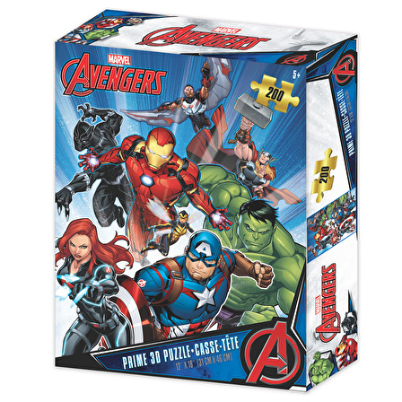 Prime 3D Avengers 200 Parça Puzzle 33032