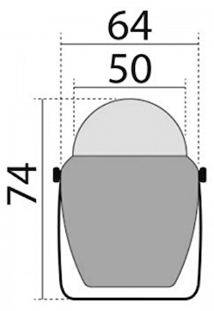 Osculati Finder Pusula ABS gövdeli 12V led aydınlatma Beyaz
