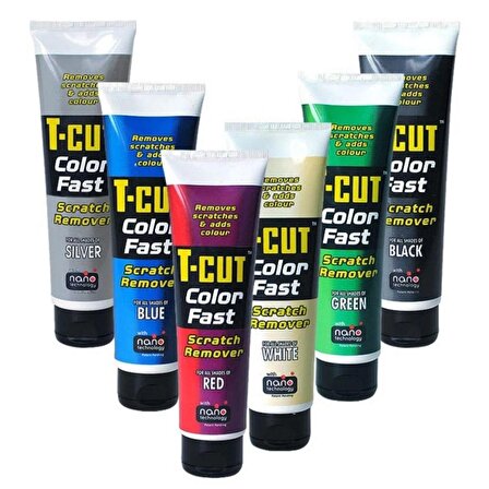 T-Cut Colour Fast / 3'ü 1 Arada Hızlı Renklendirici & Çizik Giderici & Boya Restore Edici (Siyah) (500ml)