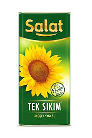 Salat Teneke Ayçiçek Yağı 5 lt 