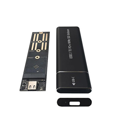 Usb 3.1 type c to PCI-e m.2 NVME SSD harici taşınabilir kutu