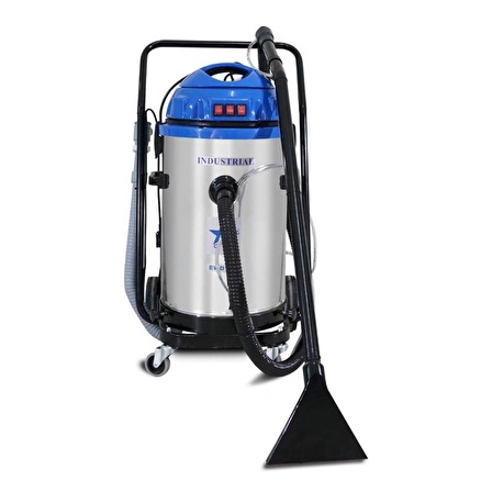 Cleanvac EWD753 Üç Motorlu 3600watt Sanayi Tipi Halı ve Koltuk Yıkama Makinesi