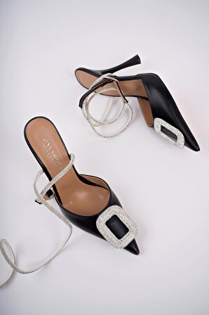 Sapin Bilekten Bağlamalı Taşlı Zara Kadın Ayakkabı (TAM KALIP KULLANDIĞINIZ BEDEN ÖNERİLİR) 72792
