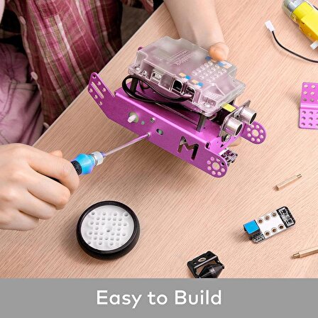 Makeblock mBot Robot Kiti, STEM Projeleri - Pembe