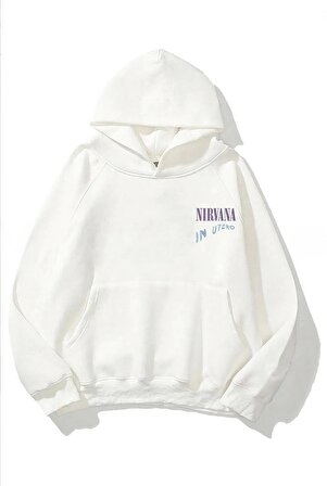 Nirvana Baskı Oversize Sweatshirt