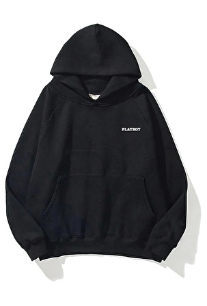 Playboy Baskı Oversize Sweatshirt