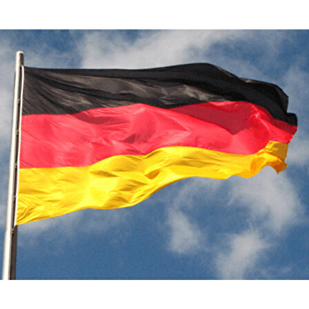 Almanya Milli Gönder Bayrağı 100X150 cm Raşel Dijital Baskı