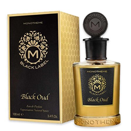 Monotheme Black Label Black Oud EDP 100 ml Unisex Parfüm