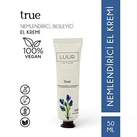 TRUE YOĞUN NEMLENDİRİCİLİ EL BAKIM KREMİ 50 ML