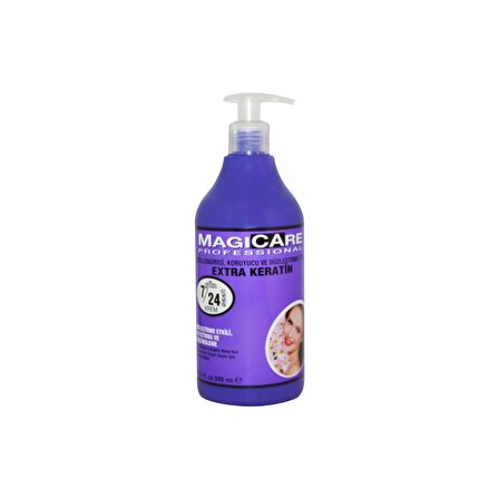 Magicare 7/24 Besleyici Tüm Saç Tipleri İçin Keratinli Saç Kremi 500 ml