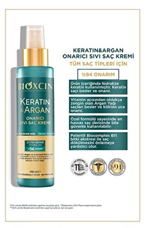 Bioxcin Keratin Argan 150ml Sıvı Saç Kremi 8680512631620